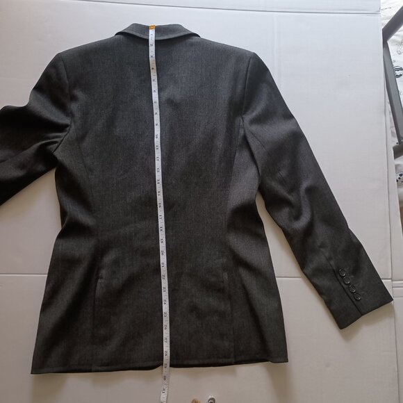 Bern and Mort Women’s 98% Wool Blend Gray Blazer Coat Size 10 - Picture 14 of 14